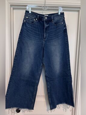 pistola Wide-Leg high waist jeans in Dark Blue Wash